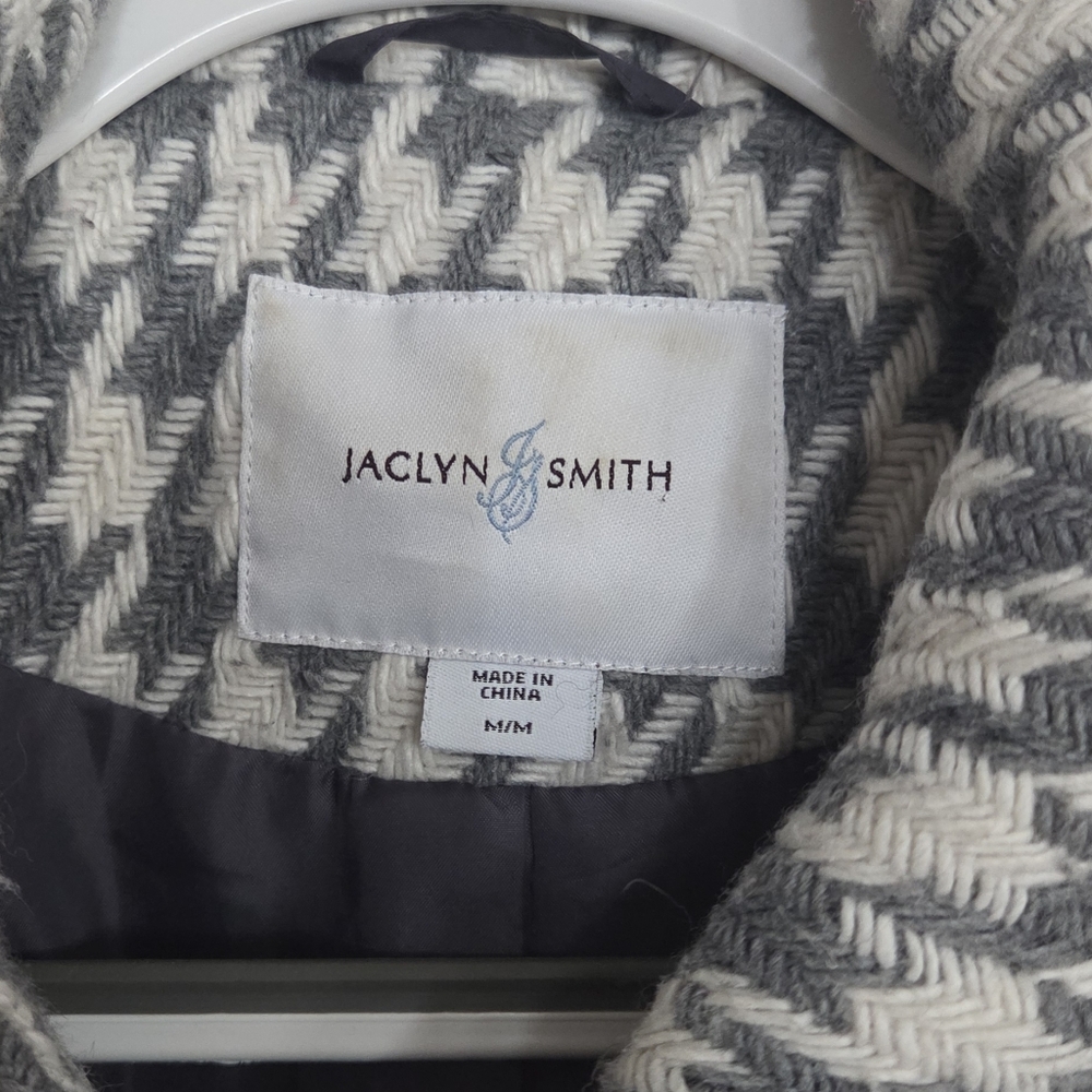 Vintage Houndstooth Peacoat - Picture 3 of 6